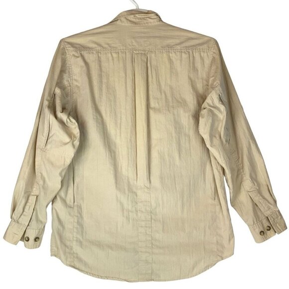 Travel Smith Shirt Mens Size Medium Vented Long Sleeve Safari Fishing Outdoors - Picture 3 of 6